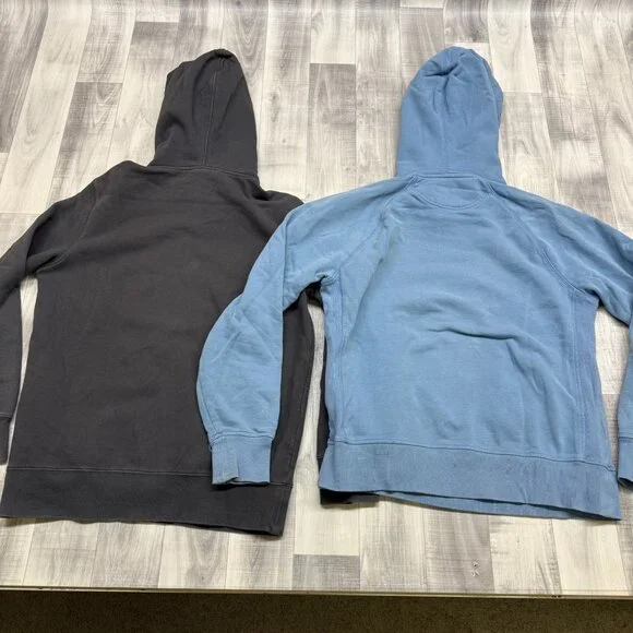 ✅Mens S Hoodie Lot of 2 Canterbury & Champion Grey Blue Pullover Sweatshirt Y2K - Picture 2 of 12